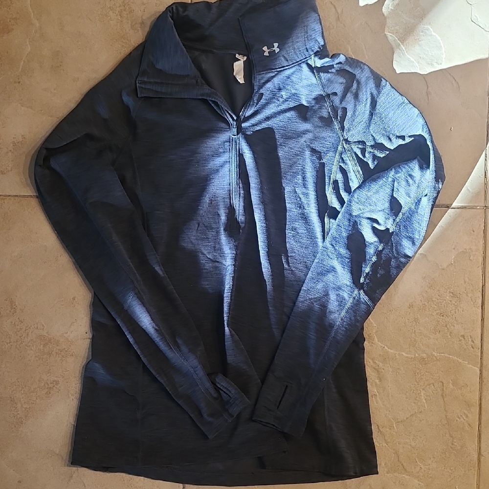 Womens Under Armour Grey Cold Gear Pullover